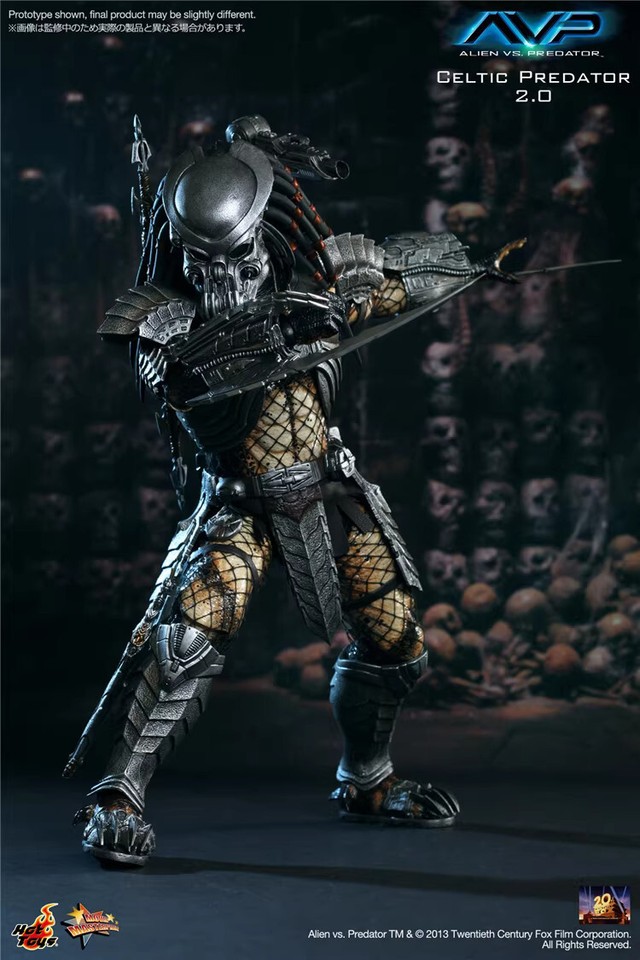 New Hot Toys MMS221 Alien vs. Predator Predators 2 AVP Celtic Predator ...