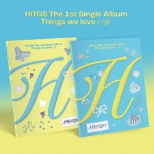 HITGS [THINGS WE LOVE : H] 1st Single Album CD+Photo Book+4 Card+Sticker+Poster
