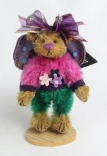 Deb Canham Collectors Club 2001 7th Club Piece Flutterby Bear - Mint in Box