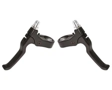 AltaLine 4 Finger Alloy 408 Bike Bicycle Brake Lever Set Black.