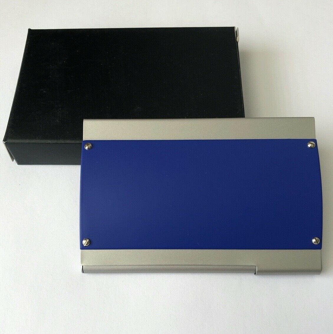 Card Holder Stainless Steel & Metal Business Card  ID Credit Card  Case NEW-image