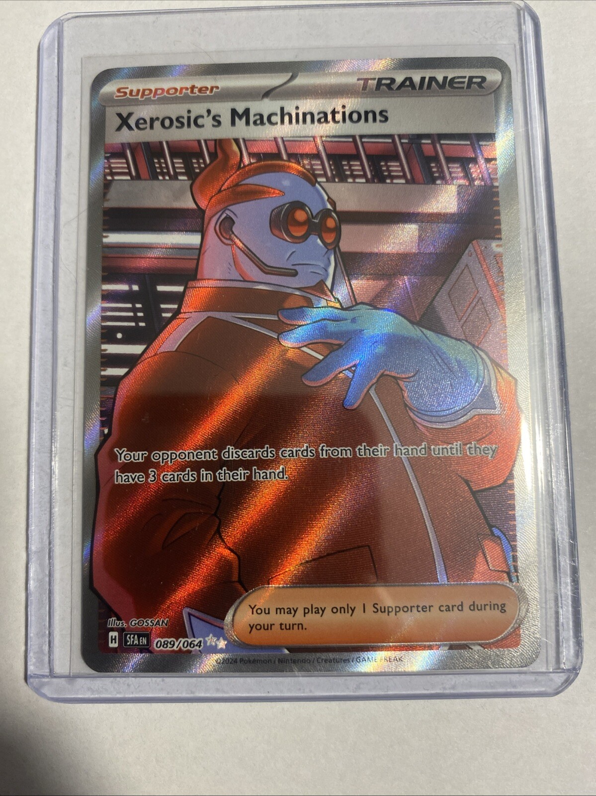 Pokémon TCG Xerosic's Machinations 089/064 Shrouded Fable Holo NM/M