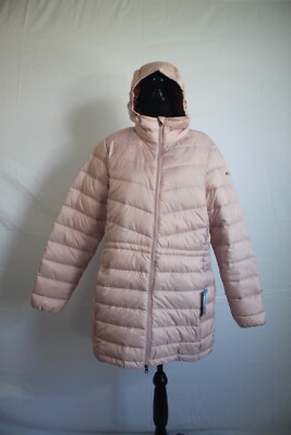 Women's Columbia Regular Fit  Pacific Locks Long Winter Jacket Pink