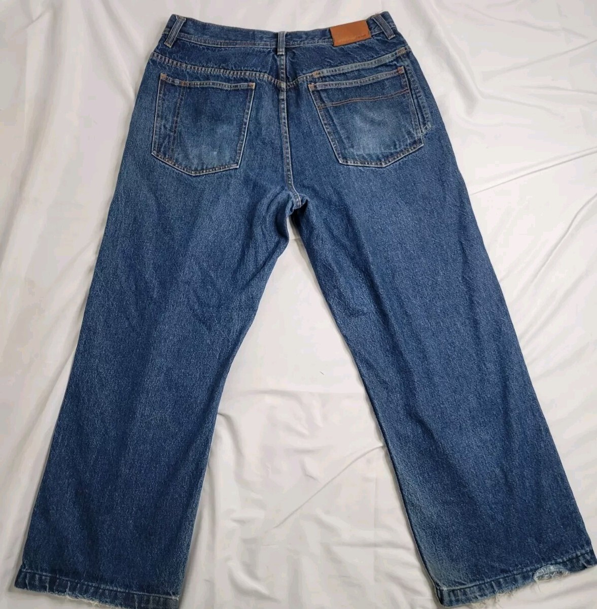 Y2K Vintage Designer Sean John Signature Jeans 36x32 Embroidered