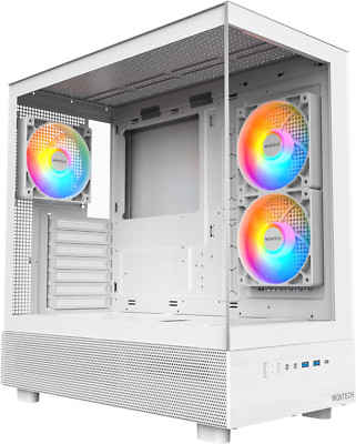 XR, ATX Mid-Tower PC Gaming Case, 3 X 120Mm ARGB PWM Fans Pre-Installed, Full-V