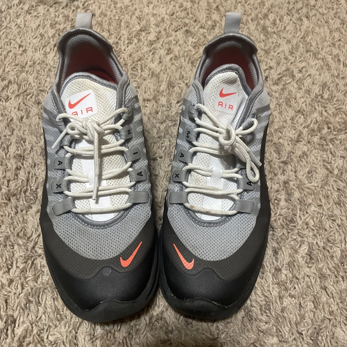 Nike air max axis top wolf grey total crimson