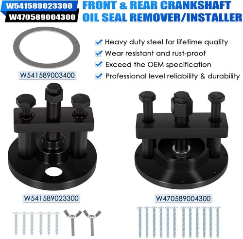 Herramienta removedora/instaladora de sello de cigüeñal delantero y trasero para Detroit Diesel DD13 DD15 - Imagen 2 de 8