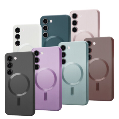 Für Samsung GalaxyS21 S22 Ultra S23 MagSafe Hülle stoßfest Schutzcase Matt Cover
