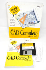 Key CAD Complete for Mac Version 1.5   3.5" Floppy Big Box 1994 Vintage Software