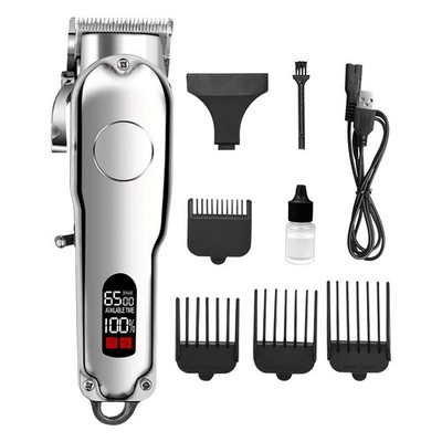 Haircut Kit for Men USB Rechargeable Cutter with 4 Guide Combs Cordless