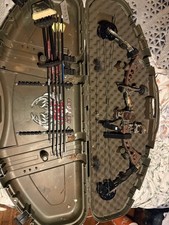 Compound Bow Set with Arrows and Hard Case