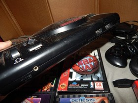 Vintage Sega Genesis 1601 16-Bit With 2 Controller & 11 Games Untested Parts