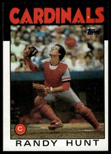 1986 Topps #218 Randy Hunt