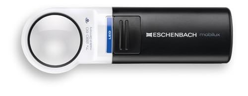 ESCHENBACH 1511-7 Hand-held 7X Magnifying Glass Mobirakkusu LED