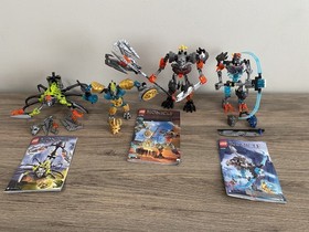 70795 70794 70791 Bionicle Lot Mask Maker Skull Grinder Incomplete Broken Tabs