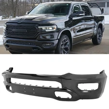 Fits For 2019-2024 Dodge Ram 1500 Front Lower Bumper Cover Face Bar Black NEW