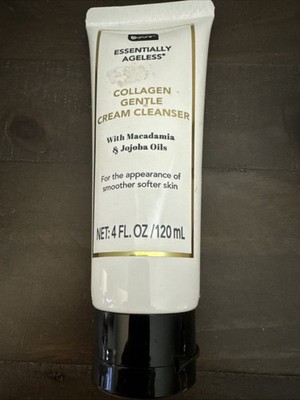 Essentially Ageless Collagen Gentle Cream Cleanser W/Macedamia & Jojoba Oil 4oz