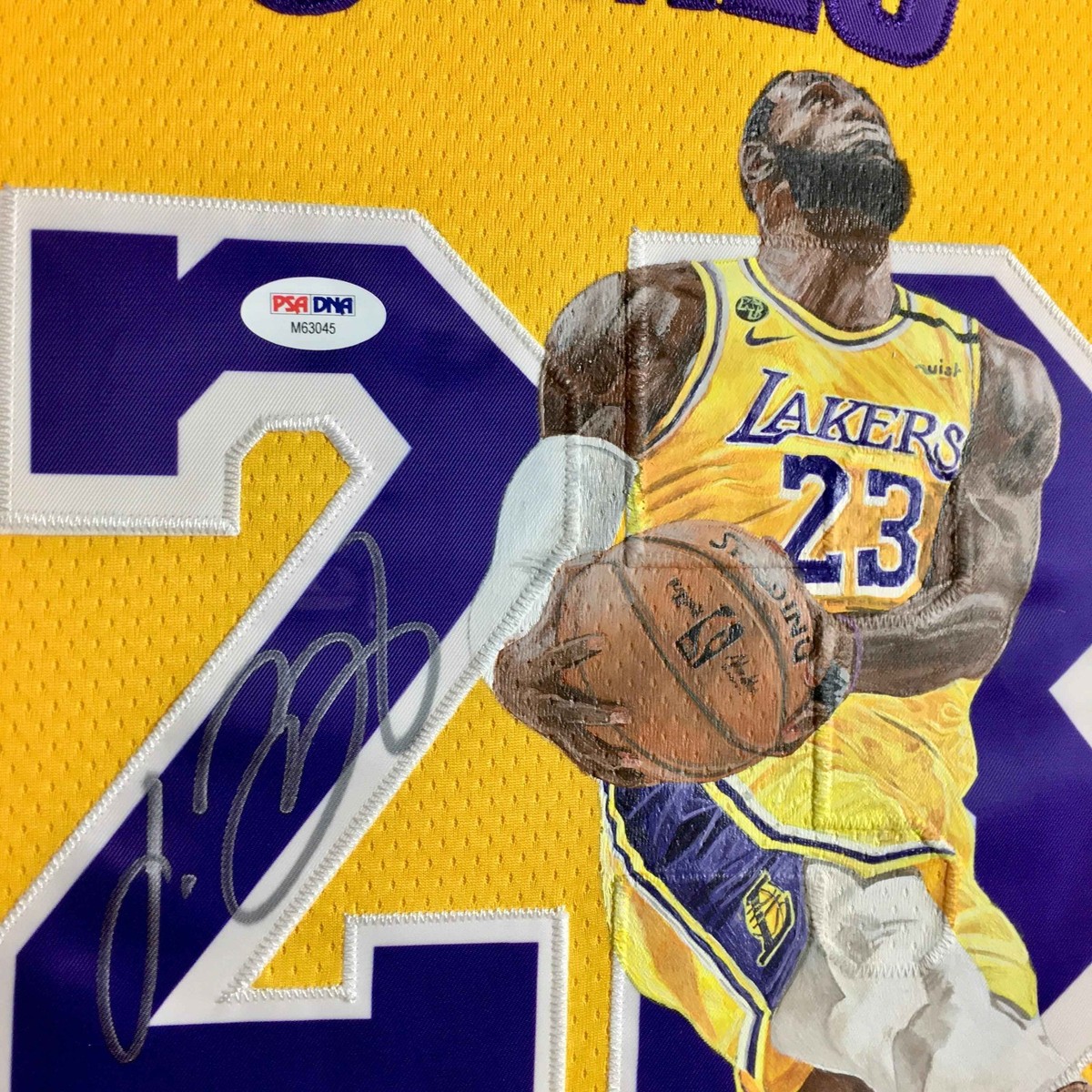 Framed Jersey Autographed Jersey Authentic Lakers Jersey Lebron