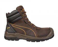 PUMA Safety Men's 6" Tornado CTX Mid Composite Toe Waterproof Work Boot Brown/Or