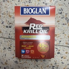 Image of Bioglan Red Krill Oil Advanced Omega-3 30 Capsules 08/2026 EXPIRY