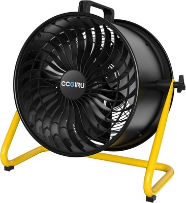 CCGIRU 16'' High Velocity Floor Fan, 3000 CFM 3-Speed Industrial Shop Fan with