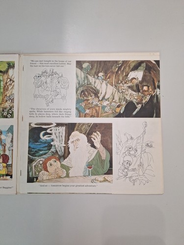 The Hobbit Vinyl LP & Booklet, J.R.R Tolkien, Disney 1977 Rankin/Bass LOTR - Picture 7 of 24