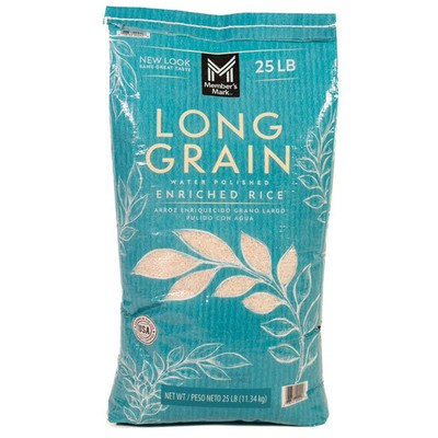 Member's Mark Long Grain White Rice, 25 Pounds
