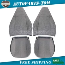Fits 03-14 Chevy Express & GMC Savana 1500 2500 3500 Front Cloth Seat Cover