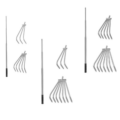 Garden Thatch Leaf Rake Telescopic Mushroom Picking Tool Ergonomic Design for