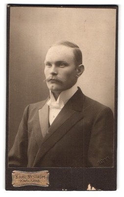 Photograph Karl Nyström, Karlstad, Klara No. 4, Per Gris Portrait 