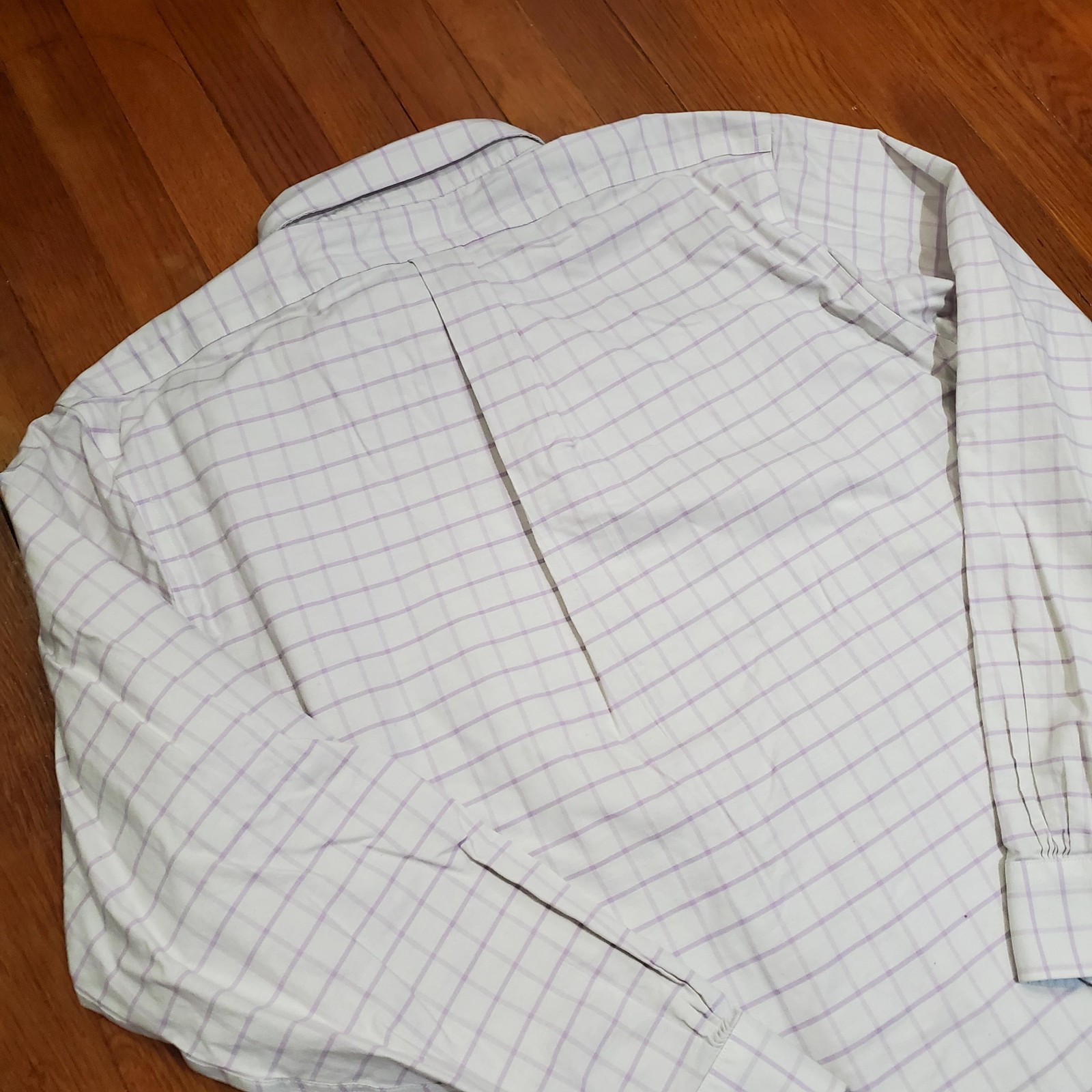 Brooks Brothers Shirt Mens XL White Check Dress Regent Fit Non Iron Stretch 1818 thumbnail 12