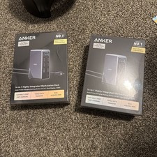  2 Anker Prime Charging Docking Station 14-in-1, Dual Display, 160W Model A83B6