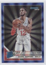 2019 Donruss Rated Rookie Press Proof Blue Laser 35/49 Daniel Gafford #236 0m89