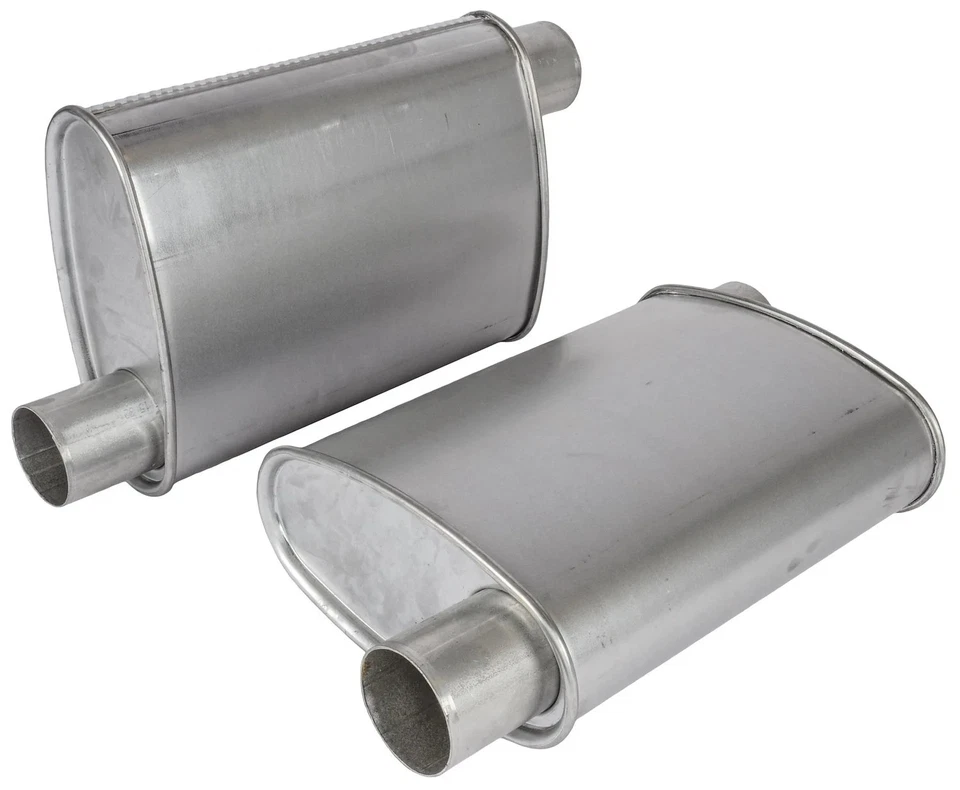 Kit de escape doble 2-1/2" JEGS 30553 cabezal trasero Foto 3 de 4