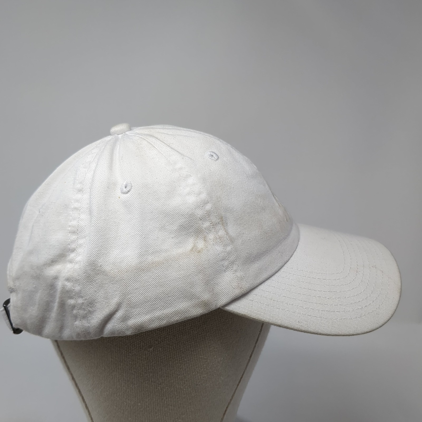 Ersfad Slideback Hat Solid White One Size Embroid… - image 5