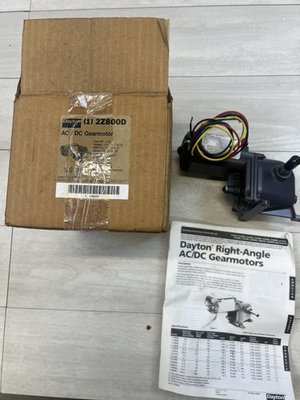 #ad Dayton 2Z800D AC DC Gearmotor $199.95
