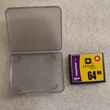Lexar Media 64MB Compact Flash 4x Speed Memory Card. Free Shipping