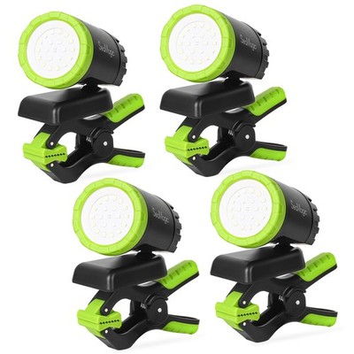 SEAMAGIC 4-Pack Rechargeable LED Work Lights, 360-Degree Adjustable Spotlights w