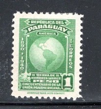 PARAGUAY LATIN AMERICA  STAMPS MINT HINGED LOT 964Y