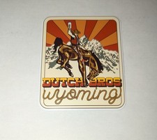 Dutch Bros Ultra Rare Exclusive Sticker Wyoming