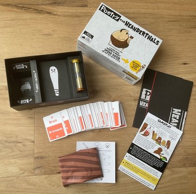 ''GEDICHTE FÜR NEANDERTALER'' (2020) EIN WORTSPIEL FÜR 2+ SPIELER VON EXPLODING KITTENS