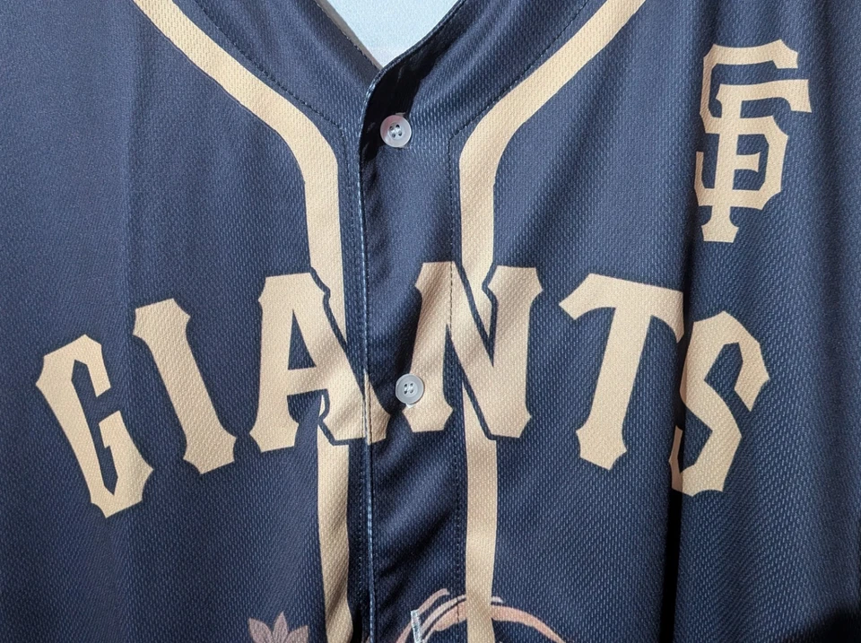 San Francisco Giants SGA Lord Vader Japan Version Baseball Jersey Adult Size 2XL - Image 2 of 4