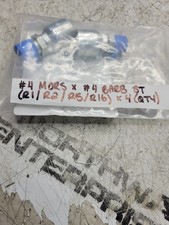 4 PC LOT - 224-6265 2246265 #4 MORS X #4 BARB ST HYDRAULIC FITTING
