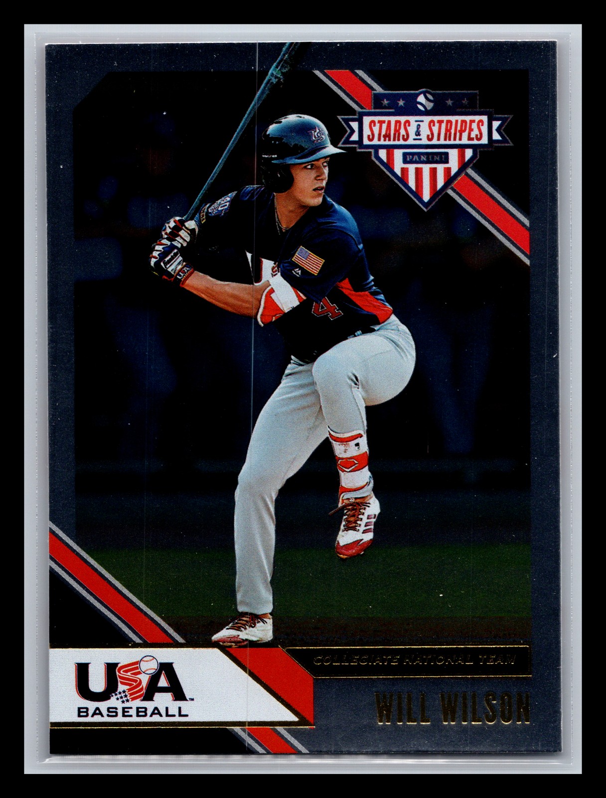 2020 Panini USA Baseball Stars & Stripes #95 Will Wilson Base (Retail)