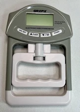 GRIPX Electronic Hand Dynamometer Grip Strength Tester 198 lb LCD Fitness Tool