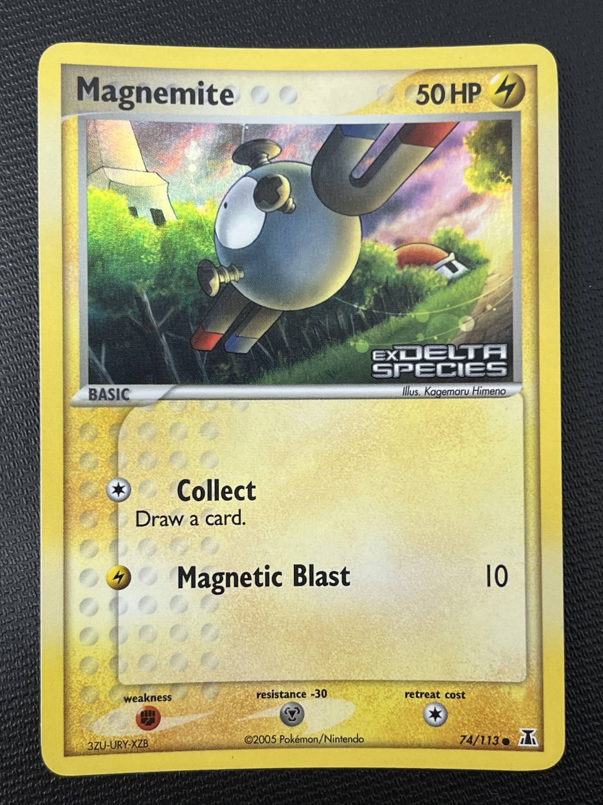 Magnemite 74/113 EX Delta Species Stamped Reverse Holo Pokémon TCG Card NM