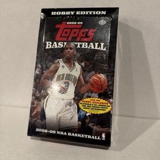 2008-09 Topps Basketball Sealed Hobby Box!   Autos and Relics! Kobe & More! 🔥🔥