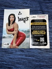 Abella Danger Signed 4x6 Photo Adult Actress Sexy Beautiful Miami JSA Auth #3