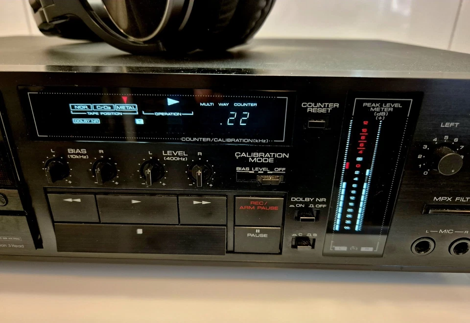 🔴 KENWOOD KX-1100HX - Tapedeck -Kassettendeck- 🔴 - Bild 3 von 4