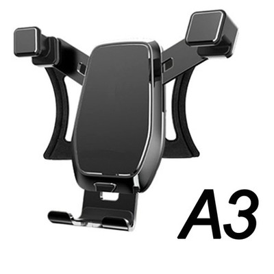 NowTH Phone Holder for Audi A3 8V, Cell 360° Rotation Black 